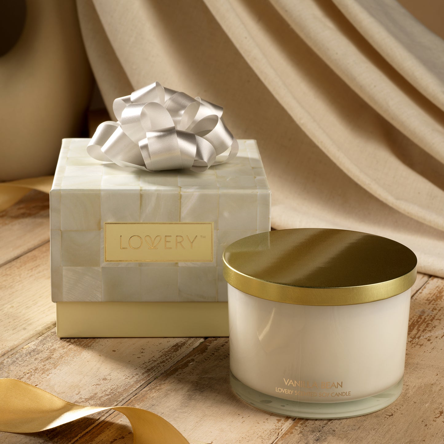 Vanilla Madagascar 3 Wick Candles - 13oz Soy Wax Home Candle