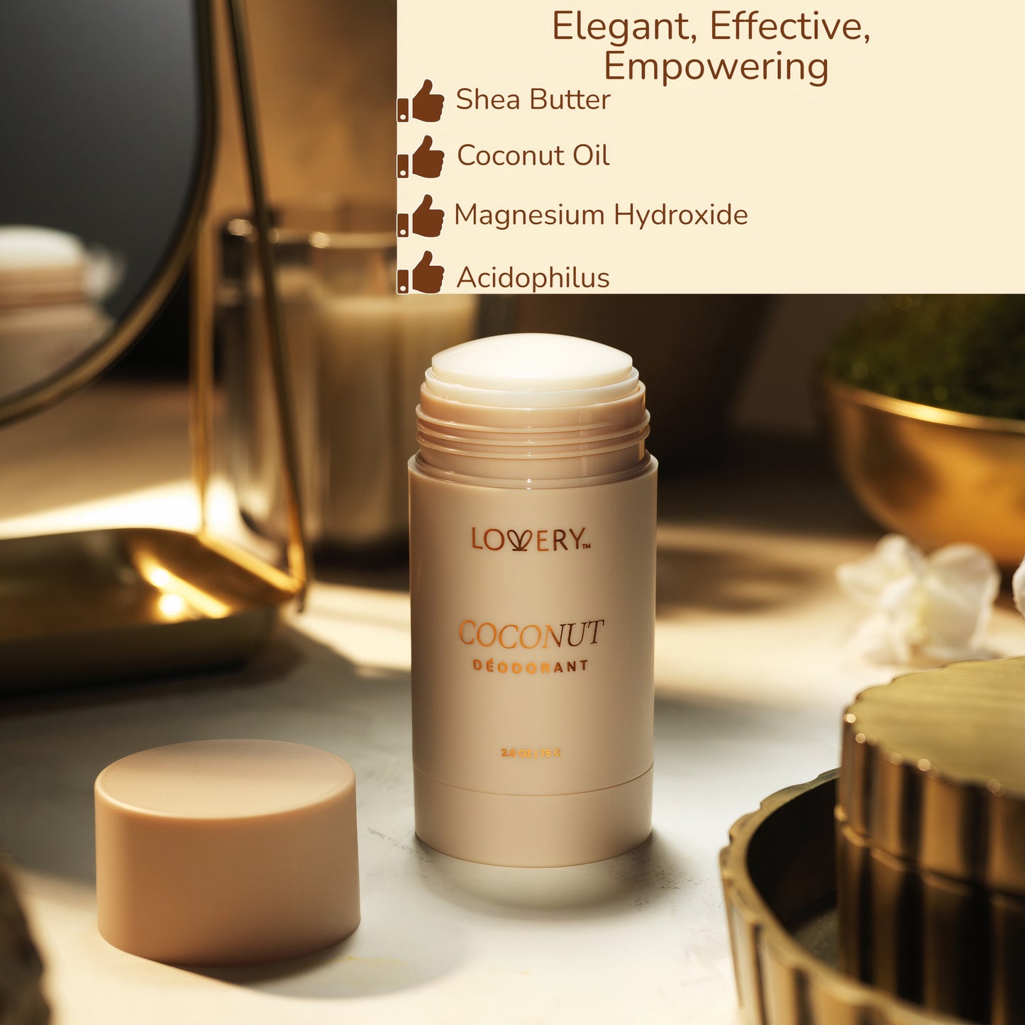 Womens Aluminum Free Deodorant Sticks - 4pc Gift Set