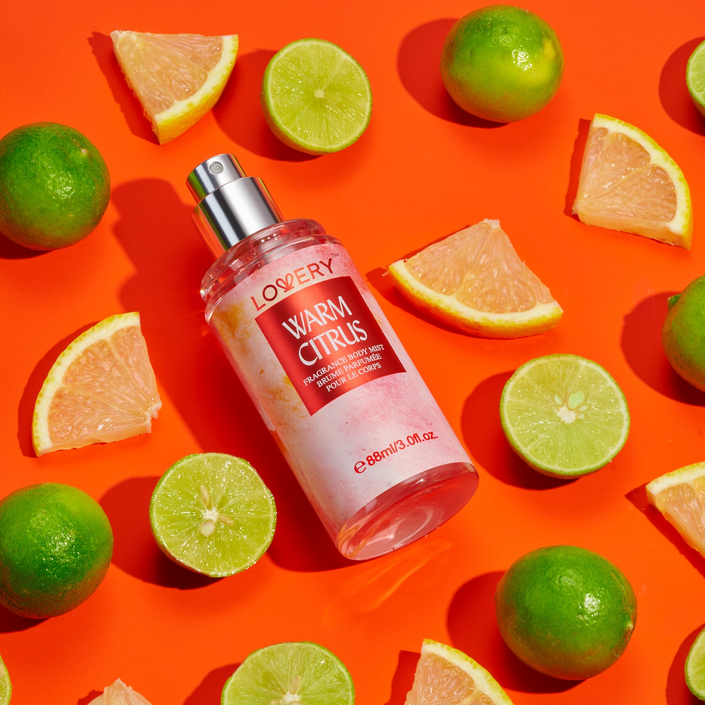 Warm Citrus Body Mist Spray – 3 oz Refreshing Fragrance Spray