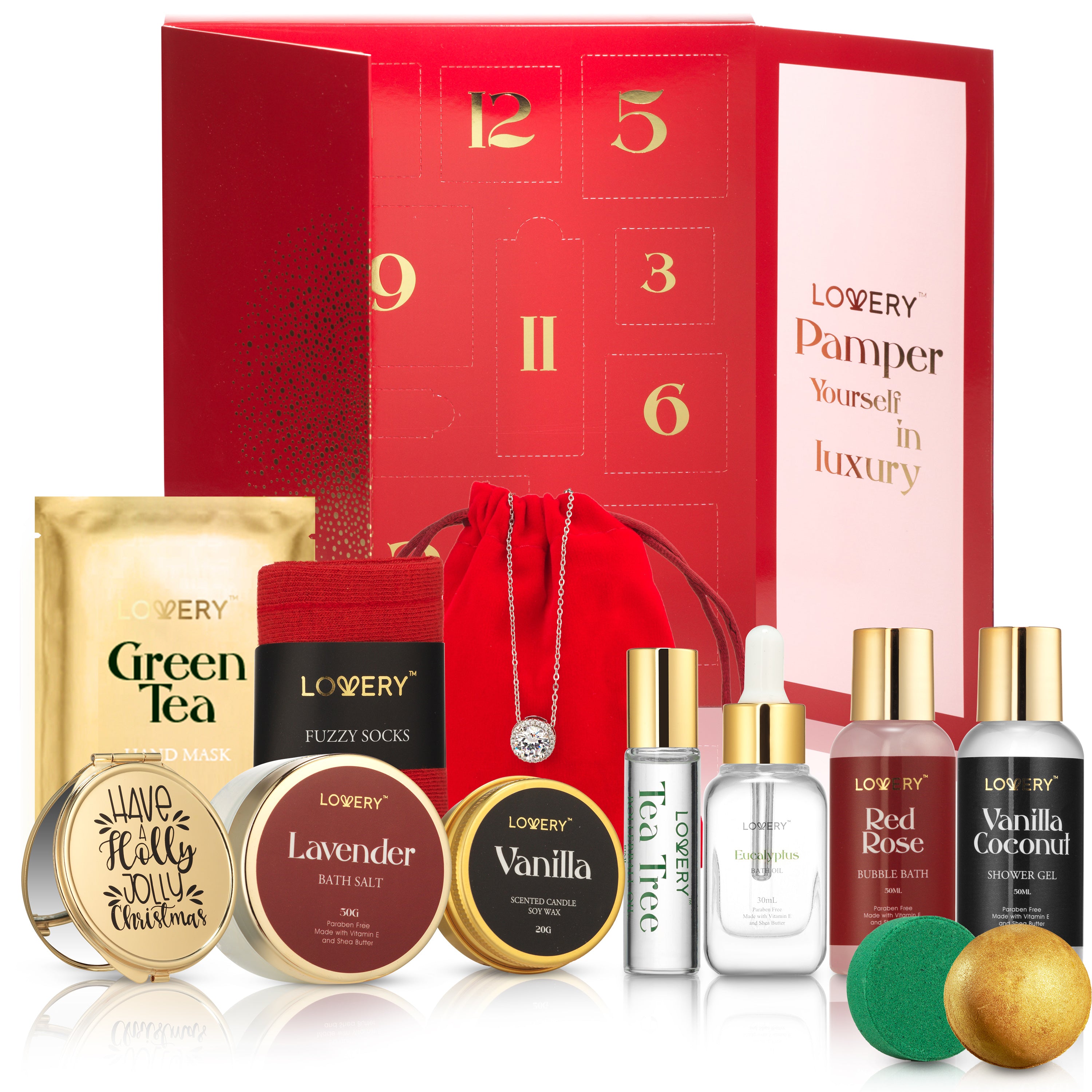 Beauty Advent Calendar 2023 12 Day Limited Edition Christmas Countdown –  Lovery