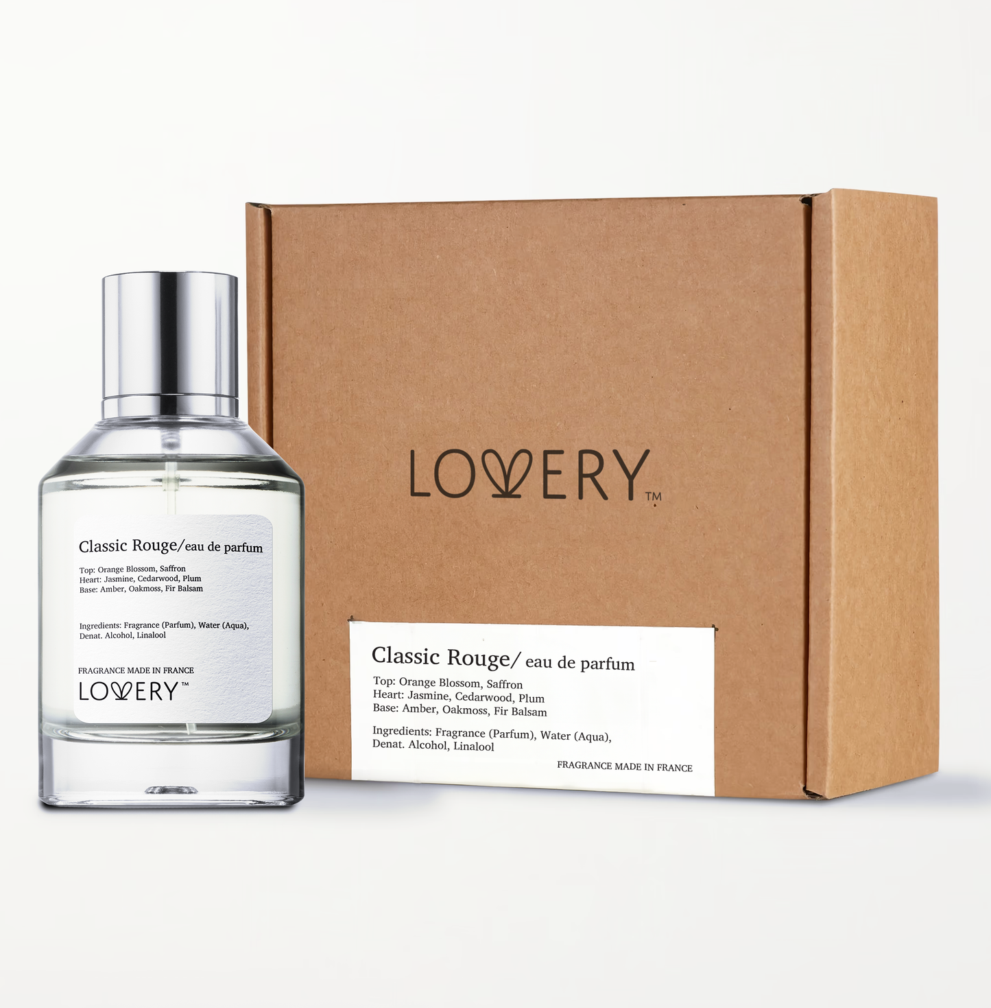 Classic Rouge Eau de Parfum Inspired by Baccarat Rouge 540 Perfume, 3.38 fl oz Spray - Made in USA