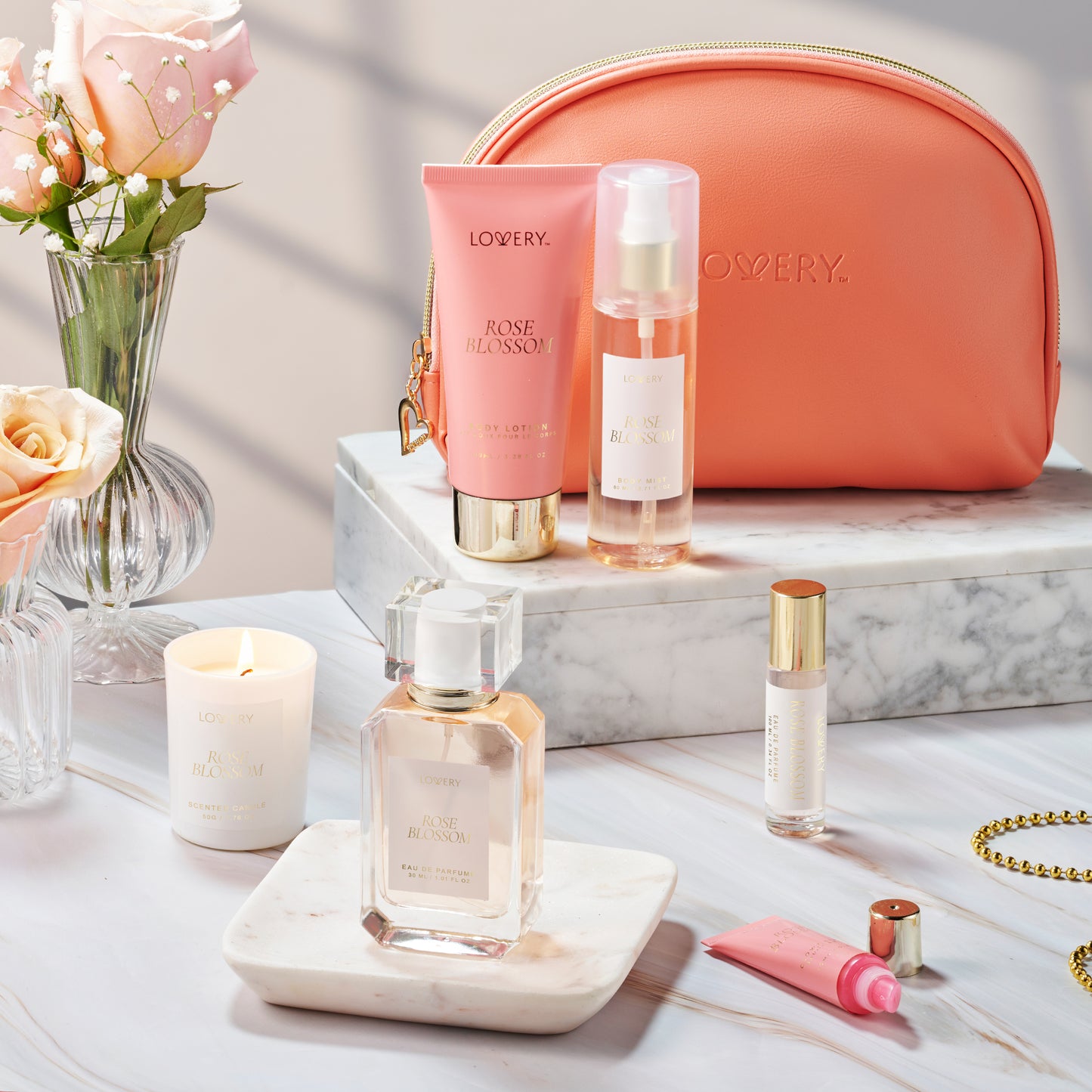 Rose Blossom 7-Piece Luxury Gift Set for Women