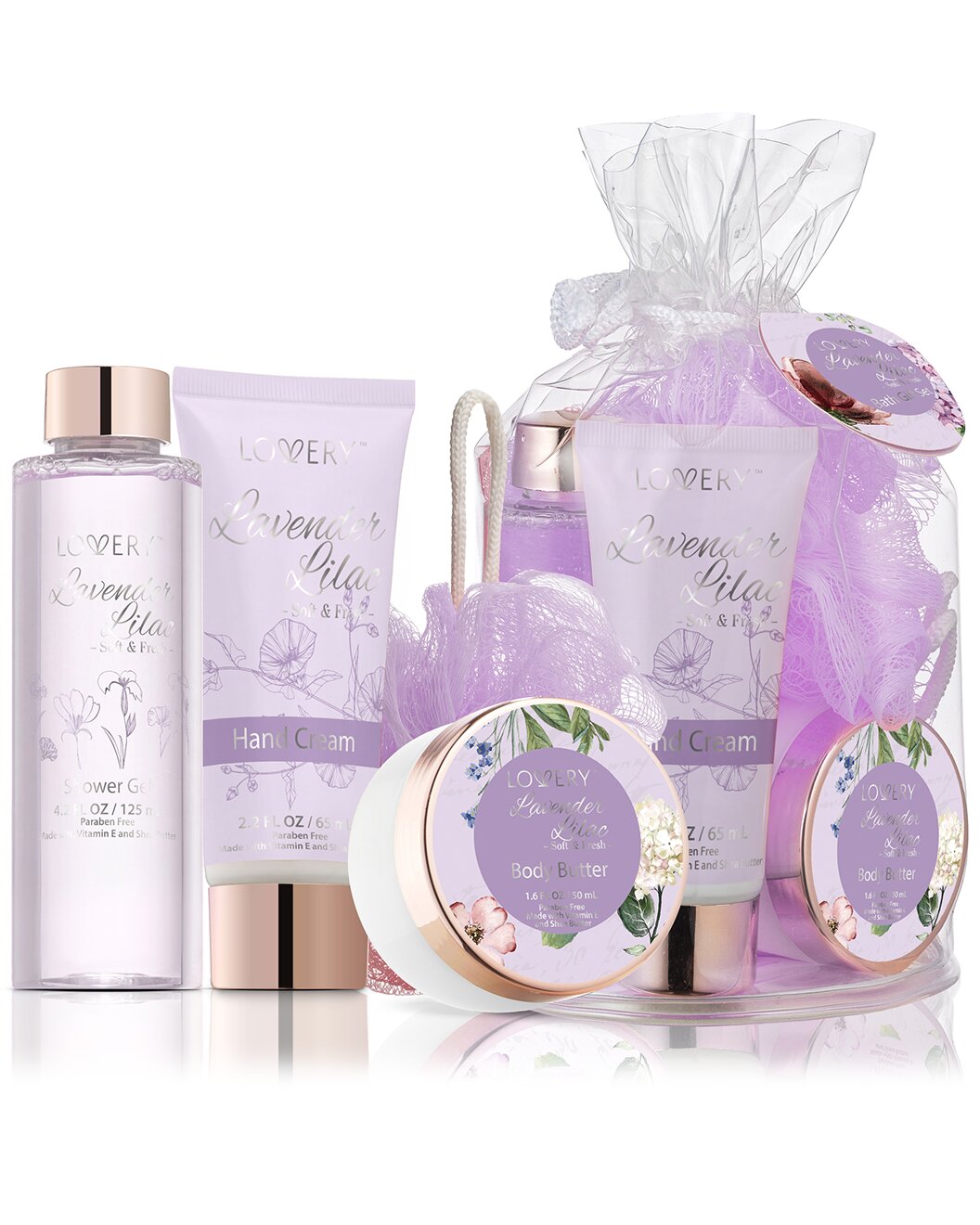Lavender Lilac 5pc Home Spa Gift Set – Lovery