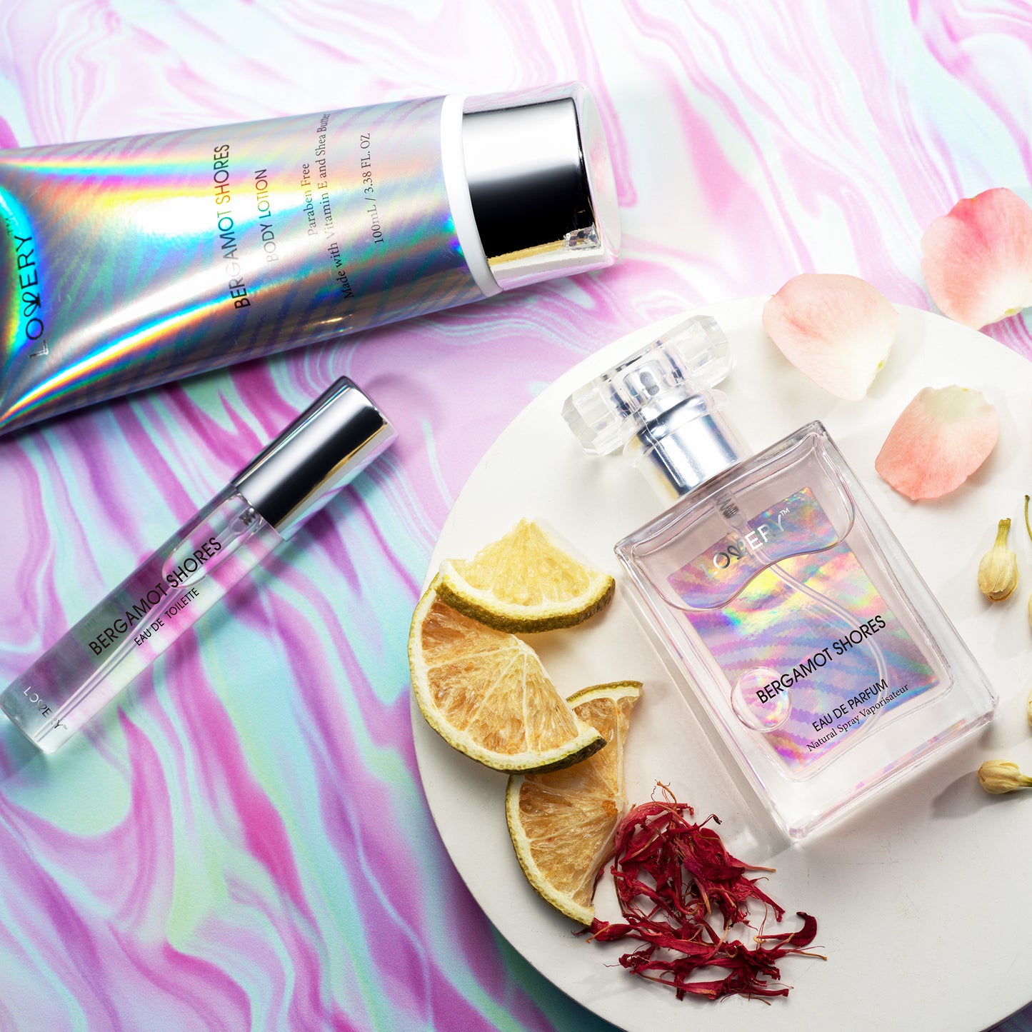 Bergamot Shores Spa Kit -3pc Self Care Bath and Body Care