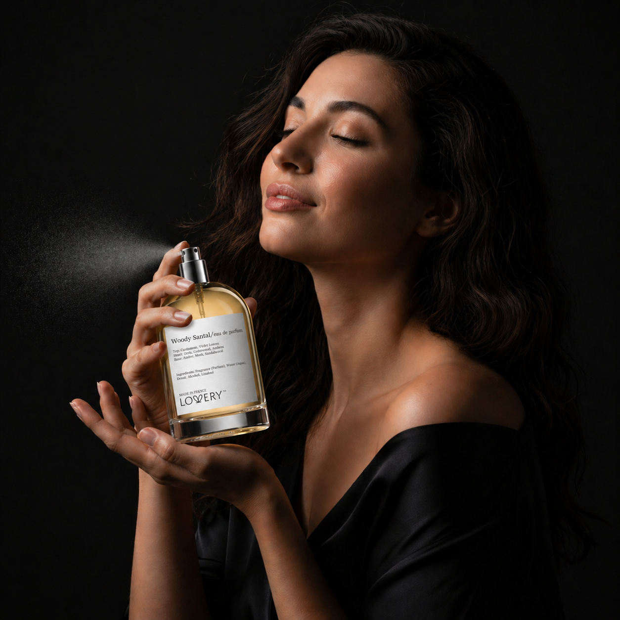 LoveryPlus Woody Santal Eau de Parfum 3pc. Fragrance Gift Set - Inspired by Le Labo Santal 33, 3.4 fl oz Perfume Spray