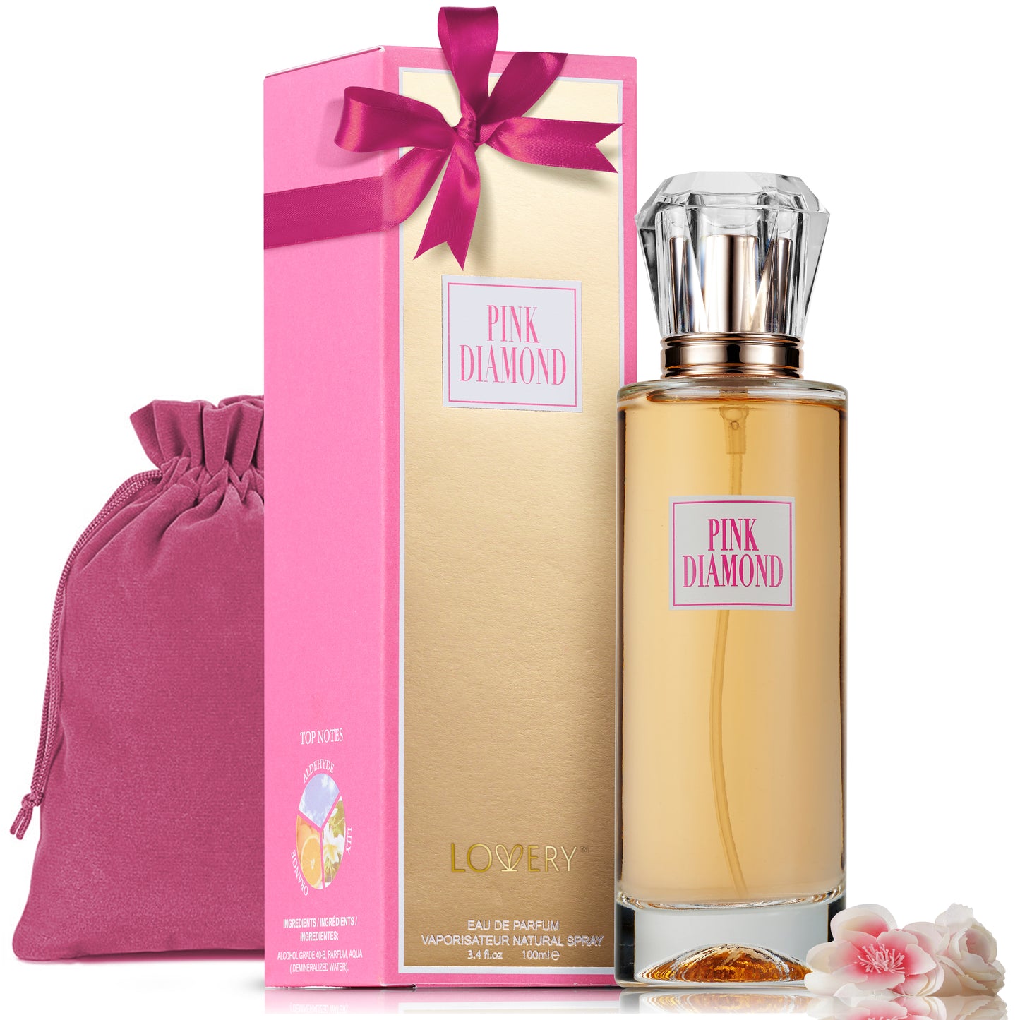 Pink Diamond EDP – 3.4 oz Women’s Perfume Gift Set