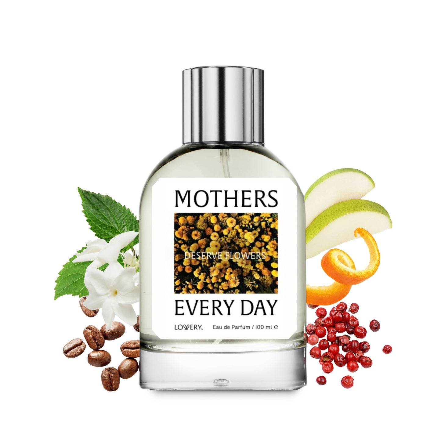 Mothers Every Day Perfume – A Warm Floral Embrace - 3.38fl oz Long Lasting Eau de Parfum - Made in France