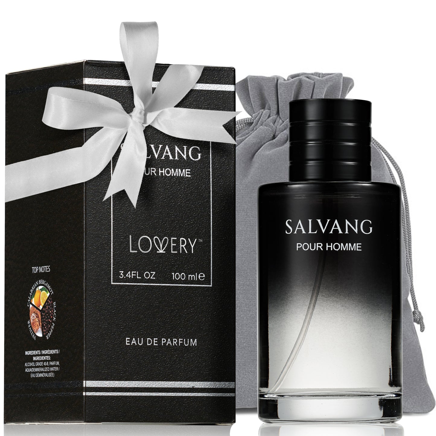 Salvang Eau de Parfum – 3.4 oz Men’s Perfume Spray