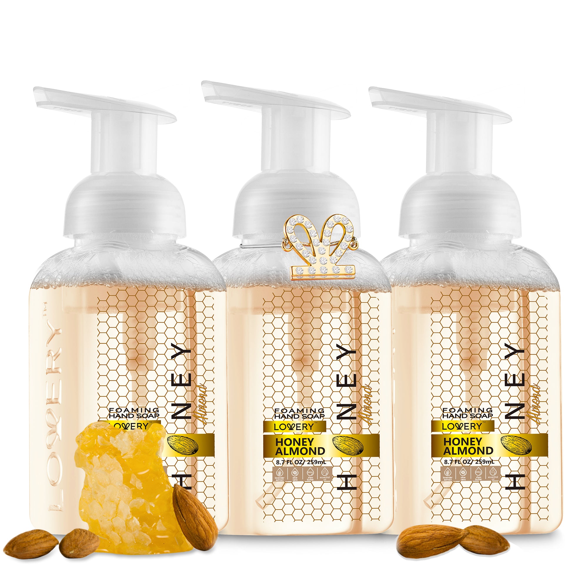 Honey Almond Foaming Hand Soap Pack Of 3 Foam Soaps