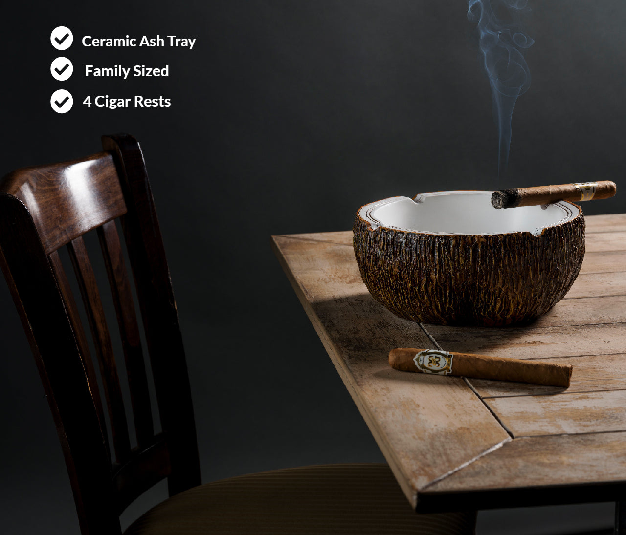 Coconut Bath Gift Set - 20Pc Spa Kit with Ashtray