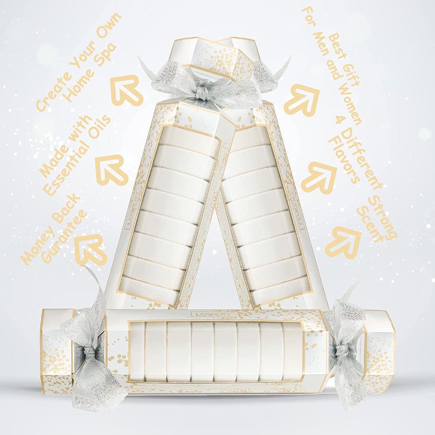 Stress Relief Shower Steamers - 8 Citrus Shower Bombs