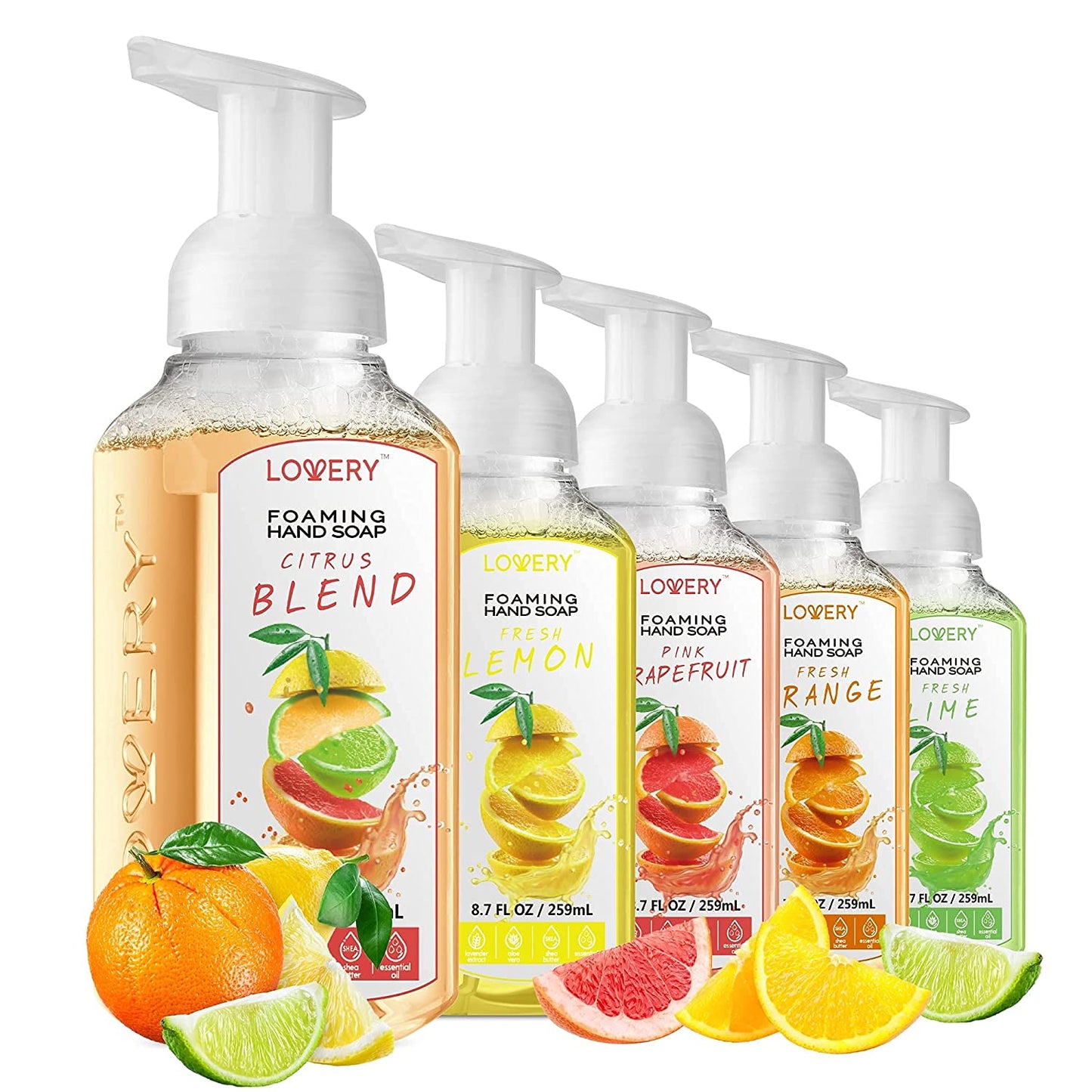 Citrus Foaming Hand Soap - Pack of 5