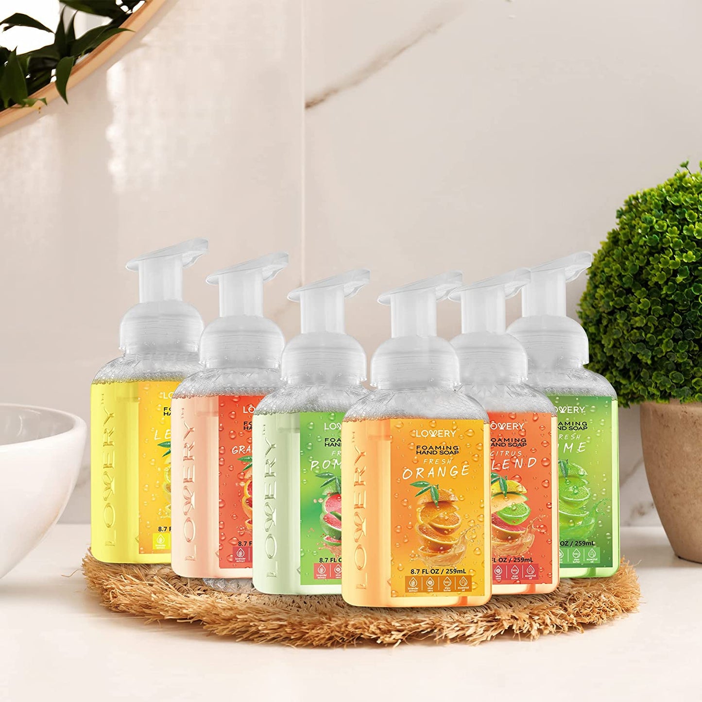 Citrus Foaming Hand Soap - Pack of 6