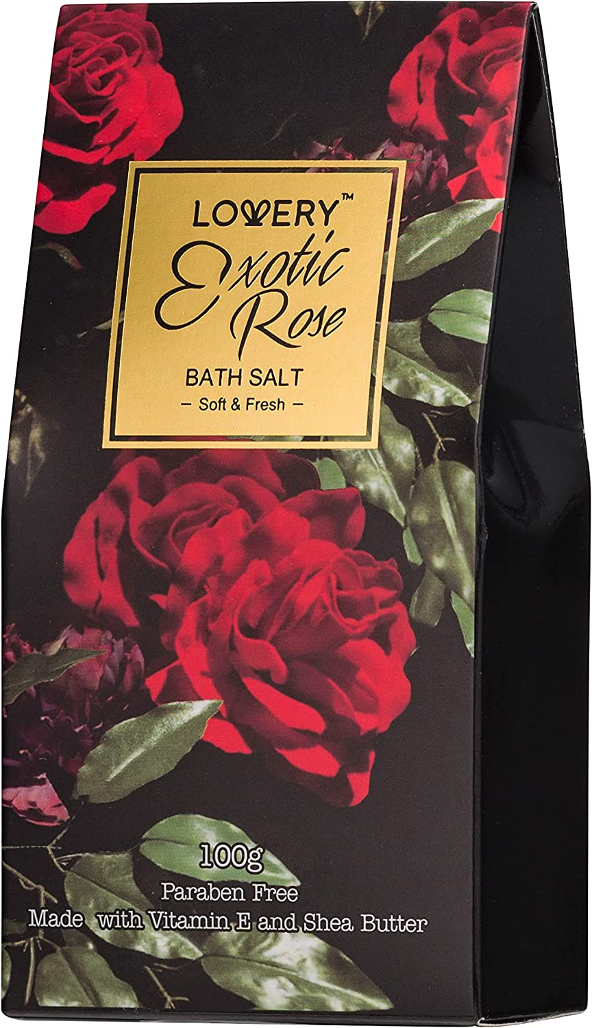 Valentine Exotic Rose Spa Gift Basket - 13pc Self Care Set