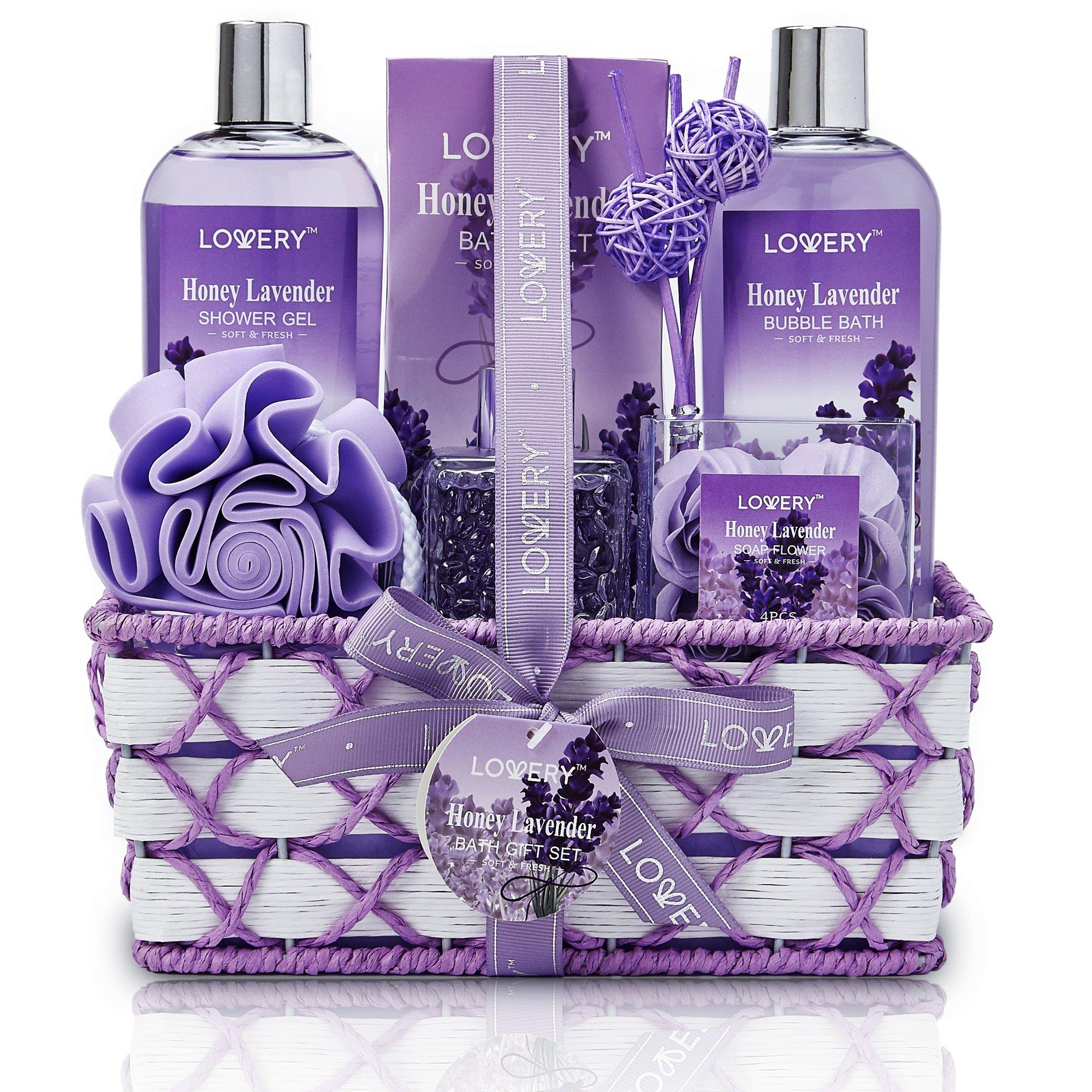 Birthday Gifts for Women Bath and Body Works Gifts Set for Women Spa Gifts Baskets for Women Bubble Bath for Women Lavender Gifts for