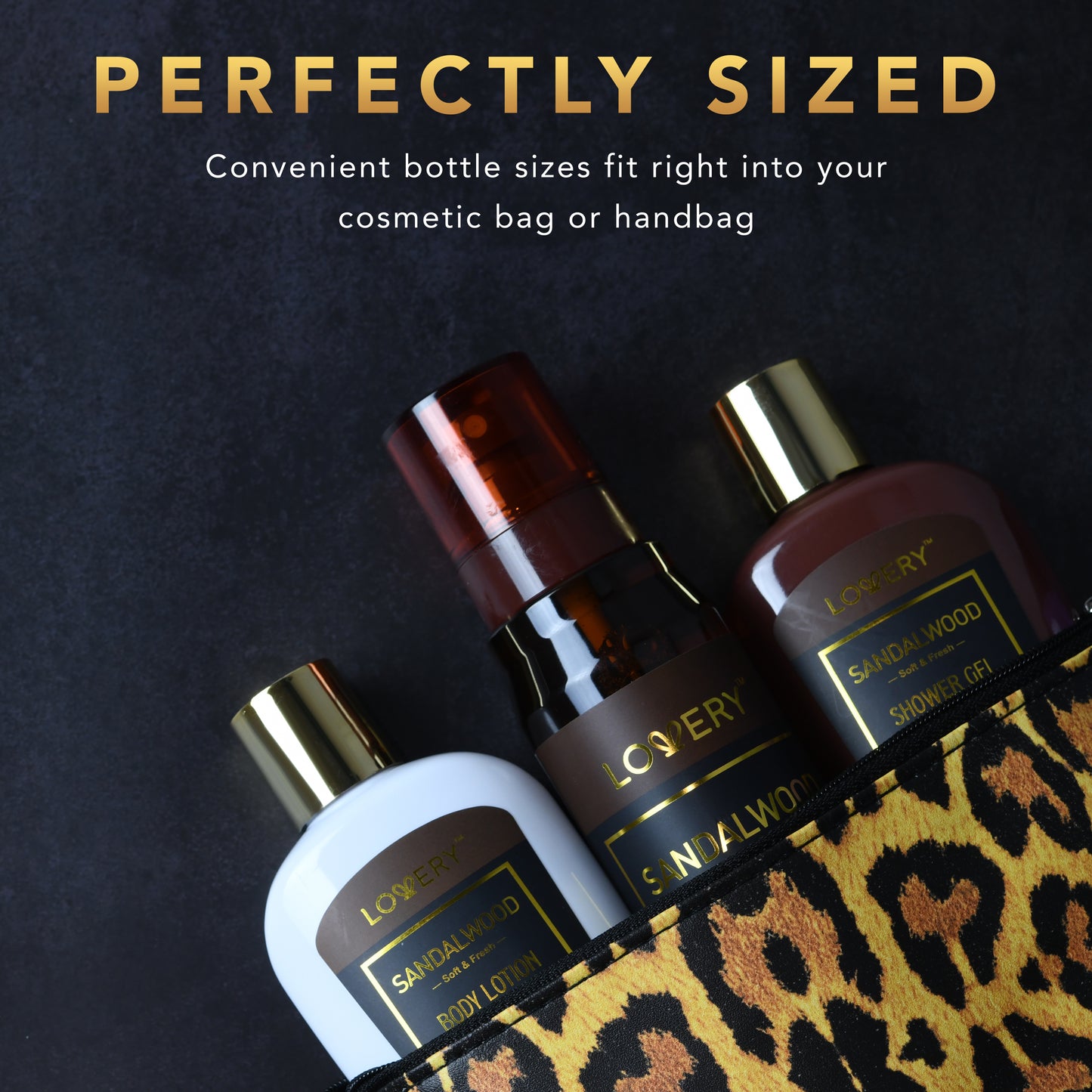 lovery bath travel kit, bath travel kit, Sandalwood Body Care Set bath kit, All-in-One Beauty Kit, Spa Essentials, Sandalwood bath kit, Soothing Bath, Body Cosmetics, Antioxidant Rich, All-Natural Formulation, Vitamin E, Shea Butter, Complete Self-Care Package, Luxurious Scent, Hydrating Skin Care, Ready-to-Gift Bath Set, Perfect Gift, Relaxing Spa Set