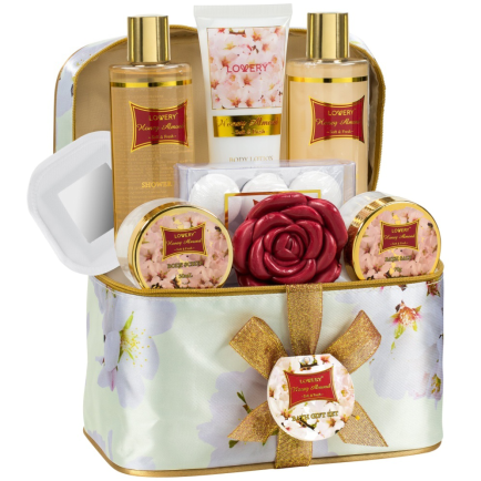 Honey Almond Spa Bath and Body Gift Set