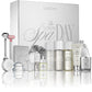The Ultimate Spa Day Premium Gift Set – 16pc  Luxury Full Body Self Care Spa Kit with Red Light Therapy Wand, Stainless Steel Sculpting Gua Sha,  Facial Roller, Hydrating Sheet Masks, Body Oil, Vanilla Candle & More