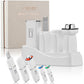 3in1 Professional Facial Skincare Device Set: Ultrasonic Skin Scrubber, RF & EMS Face Lift Wand, 3MHz Ultrasound LED Light Therapy, Anti-Wrinkle Tools