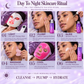 Deluxe Red Light Therapy Face Mask Set, Facial Rejuvenation Skincare Gifts for Women - Quartz Gua Sha, Cryo Mask, Peptide Serum, Depuffing & Sculpting