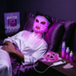 Deluxe Red Light Therapy Face Mask Set, Facial Rejuvenation Skincare Gifts for Women - Quartz Gua Sha, Cryo Mask, Peptide Serum, Depuffing & Sculpting