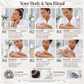The Ultimate Spa Day Premium Gift Set – 16pc  Luxury Full Body Self Care Spa Kit with Red Light Therapy Wand, Stainless Steel Sculpting Gua Sha,  Facial Roller, Hydrating Sheet Masks, Body Oil, Vanilla Candle & More