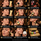24K Gold 12pc LED Red Light Therapy, EMS & Microcurrent Skincare Tools Tech Device Luxury Gift Set - Face Mask, Heated Gua Sha, Sculptor, Serum & More