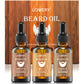 Mens Beard Oil Gift Set - 3Pc Beard Oils with Argan and Jojoba