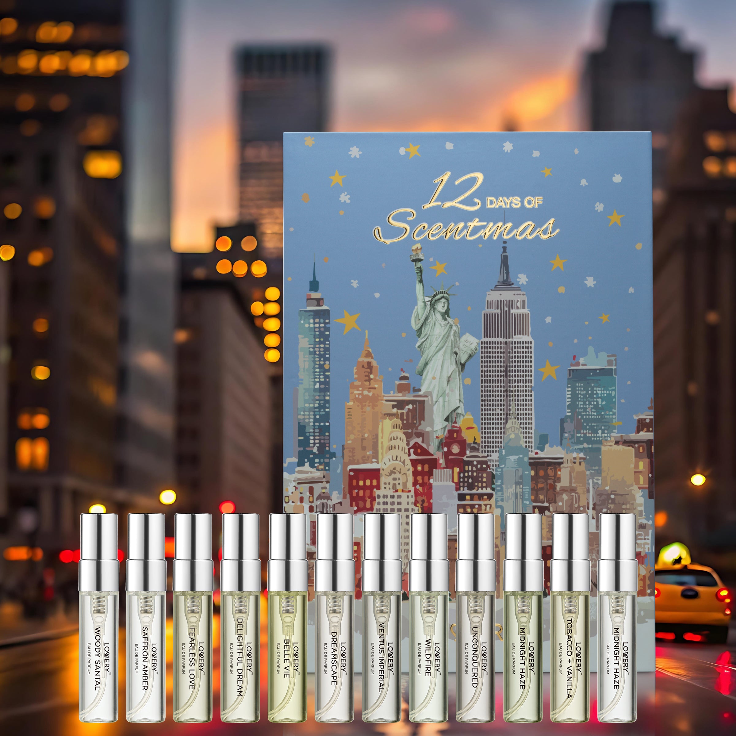 Perfume Advent Calendar, 12pc EDP Gift Set - Lovery