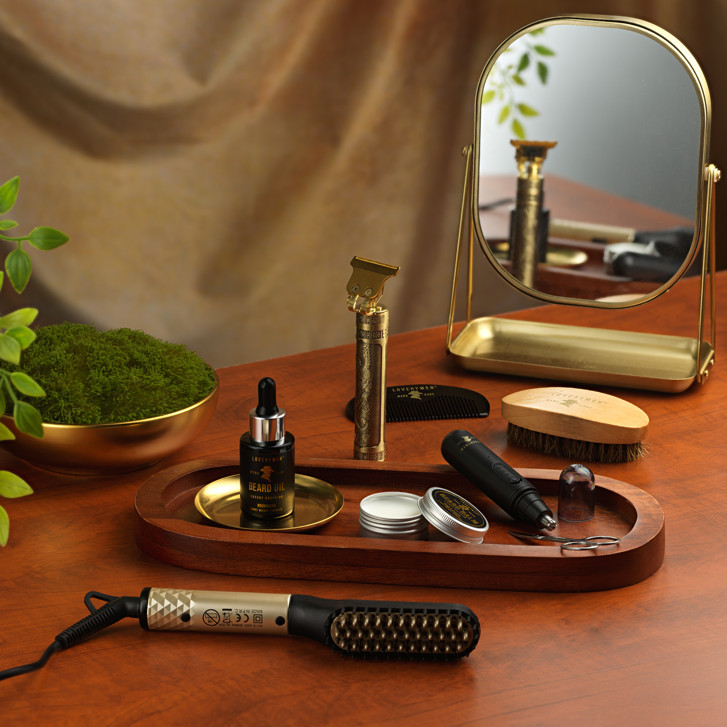 LoveryMen Beard Grooming Kit – 15Pc Luxury Beard Care