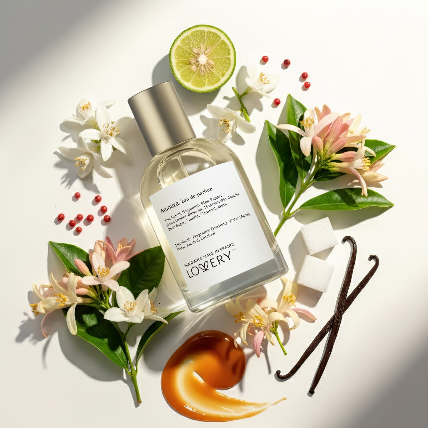LoveryPlus Amoura Eau de Parfum 2pc. Fragrance Gift Set - Inspired by Kilian Love, Don’t Be Shy, 3.4 fl oz Perfume Spray