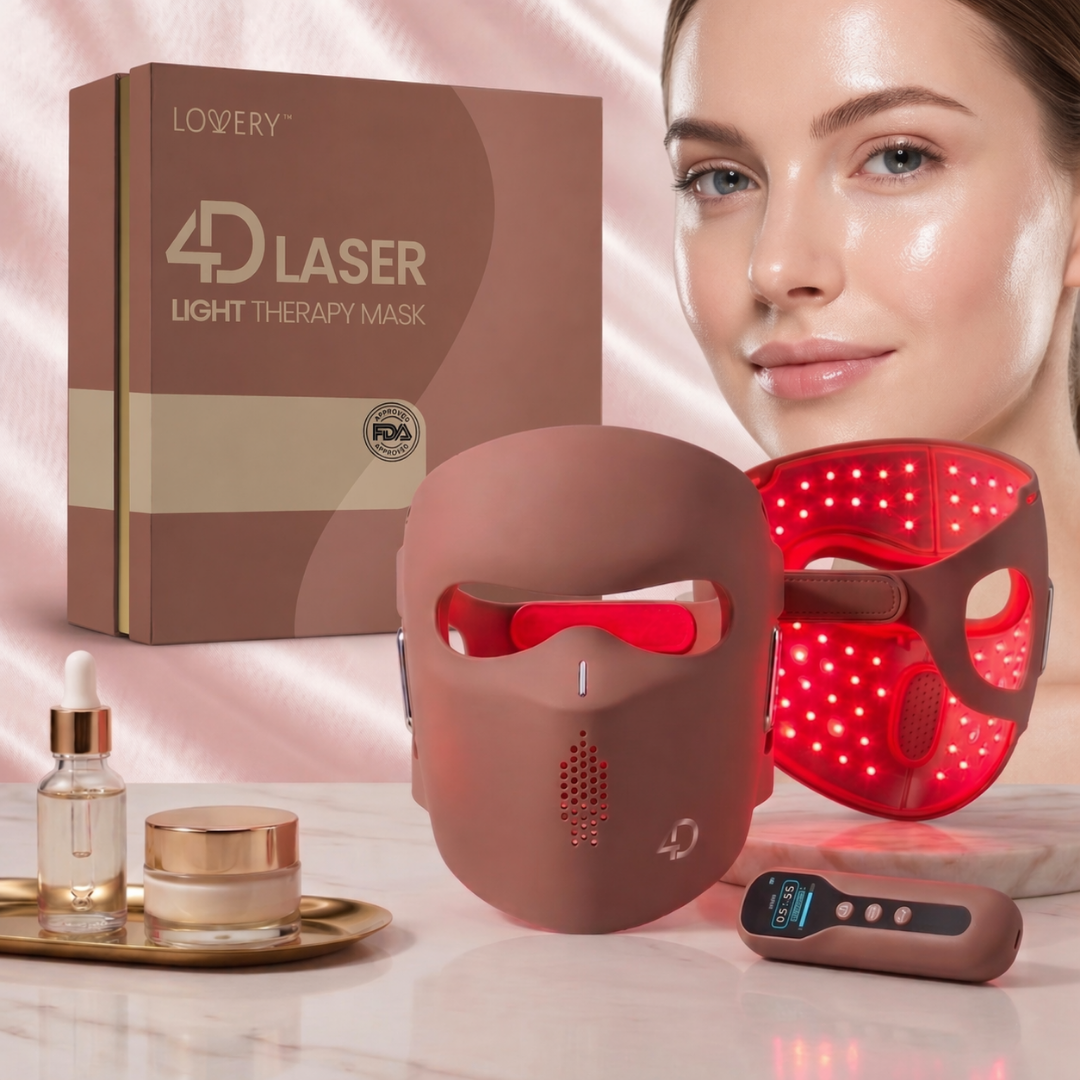 4D Laser Light Therapy Face Mask - 8 x More powerful than LED