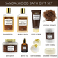 Sandalwood Bath Gift Set - Men's 14pc Deluxe Bath & Body Care Kit