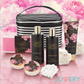 Fresh Peony Spa Gift Basket - 13Pc Deluxe Self Care Cosmetic Bag