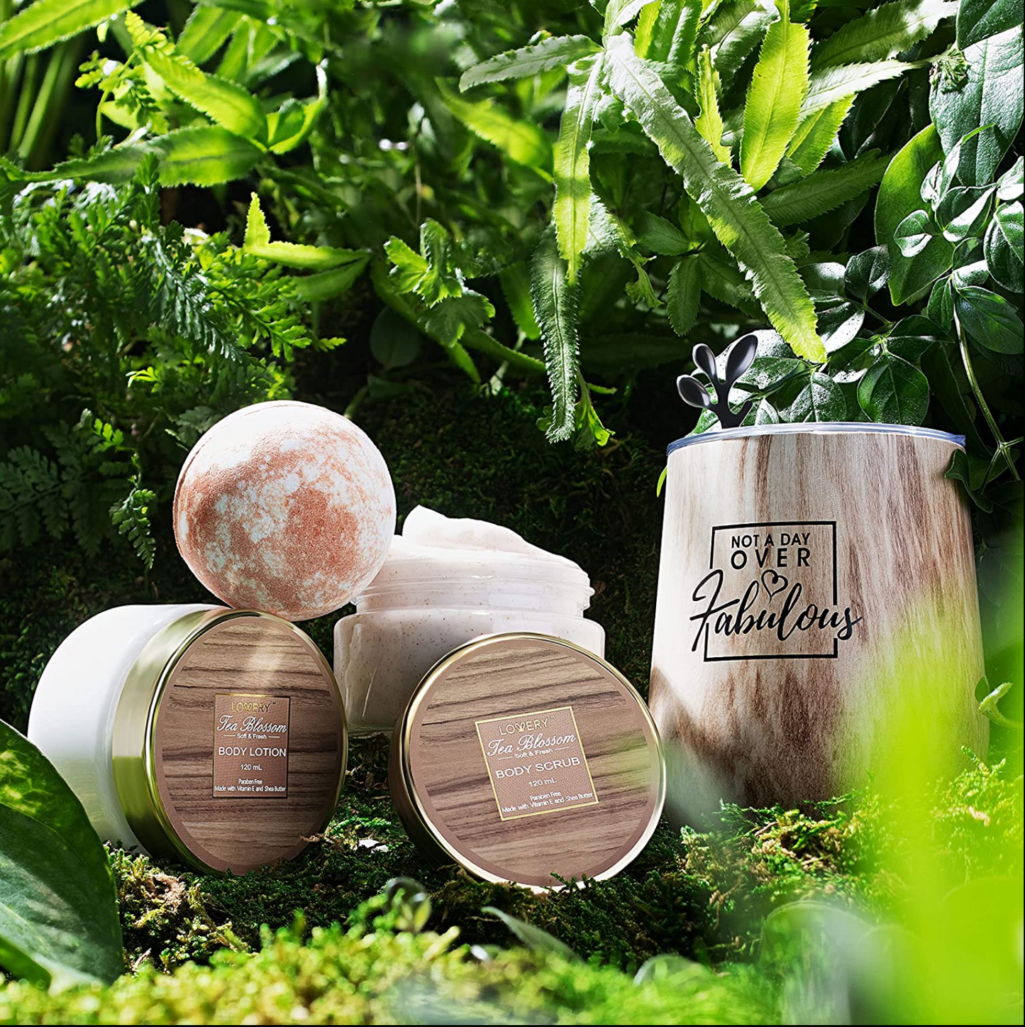 Tea Blossom Care Package - 11Pc Deluxe Personalized Gift Set