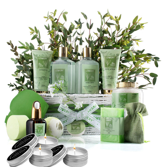 Tea Tree Deluxe Spa Bath Set - 18Pc Aromatherapy Gift