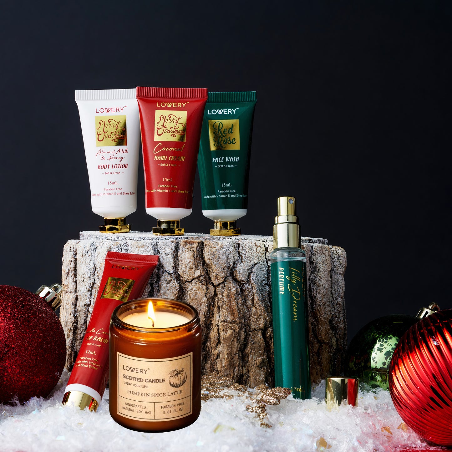 2025 Luxury Limited Edition Advent Calendar - 24pc Christmas Countdown Body Care Set with Pumpkin Spice Candle and More