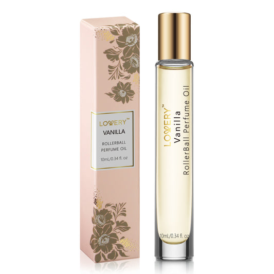 Vanilla Perfume Oil - 10ml Long Lasting Rollerball Clean Fragrance