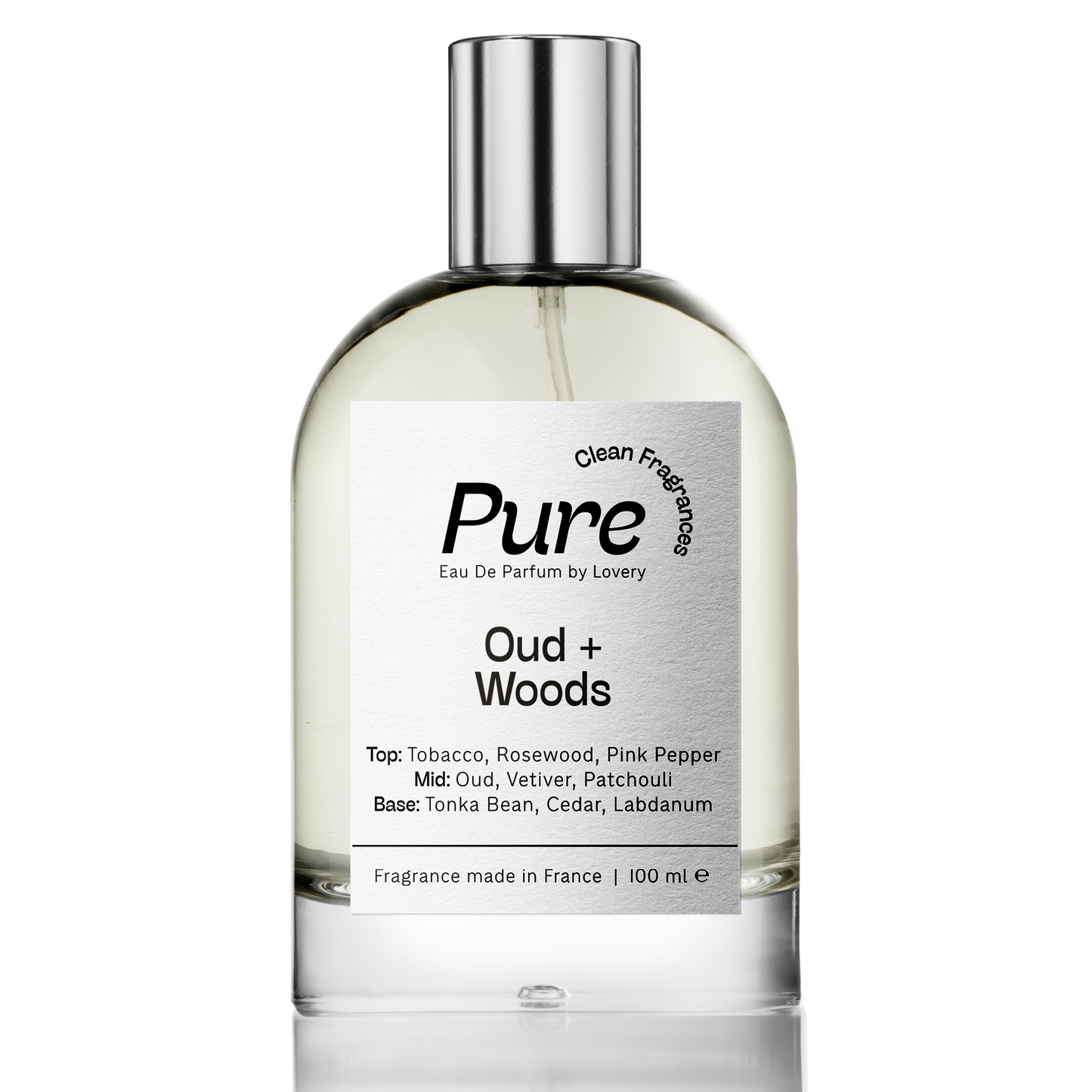 Pure Oud & Woods Perfume Inspired by Tom Ford Oud Wood - 3.38fl oz Long Lasting Eau de Parfum - Made in France