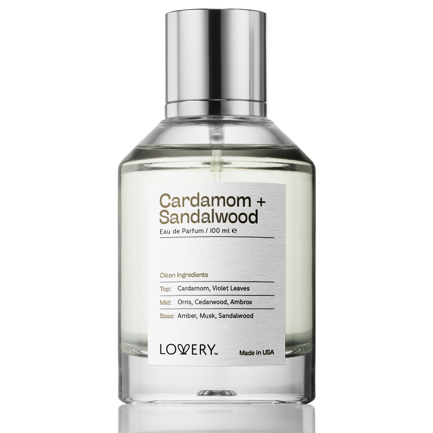 Cardamom Sandalwood Perfume Inspired by Lelabo Santal 33 - 3.38fl oz Long Lasting Eau de Parfum - Made in USA