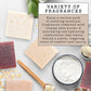 Lovery Handmade Goat Milk Soap Bars with Organic Shea Butter - Variety Scent - 6 Pack