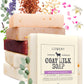 Lovery Handmade Goat Milk Soap Bars with Organic Shea Butter - Variety Scent - 6 Pack