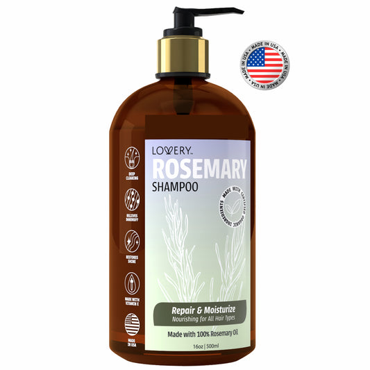 Rosemary Shampoo - 16oz Organic Hair Care Made in USA