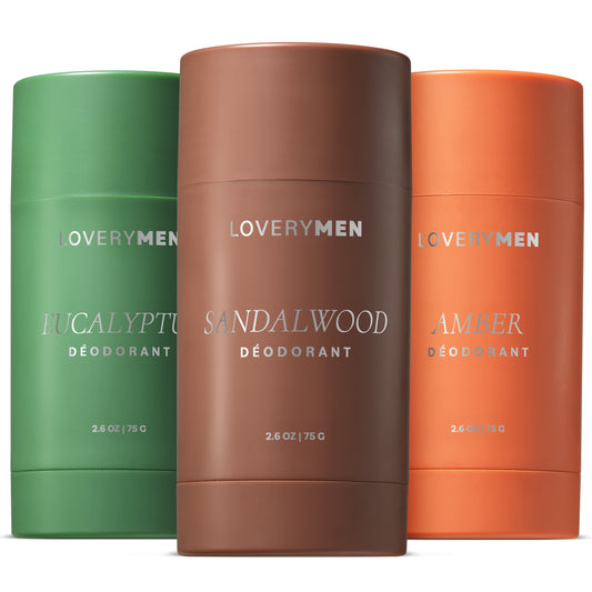 Mens Anti-Perspirant Deodorant Stick -3Pc Aluminum Free Deodorants