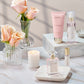 Wild Rose Bath and Body Care Fragrance Set, Luxury Gift Set with Soy Candle and more