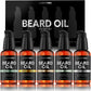 LoveryMen Deluxe Beard Oils  - 5pc Beard Softener Grooming Gift Set