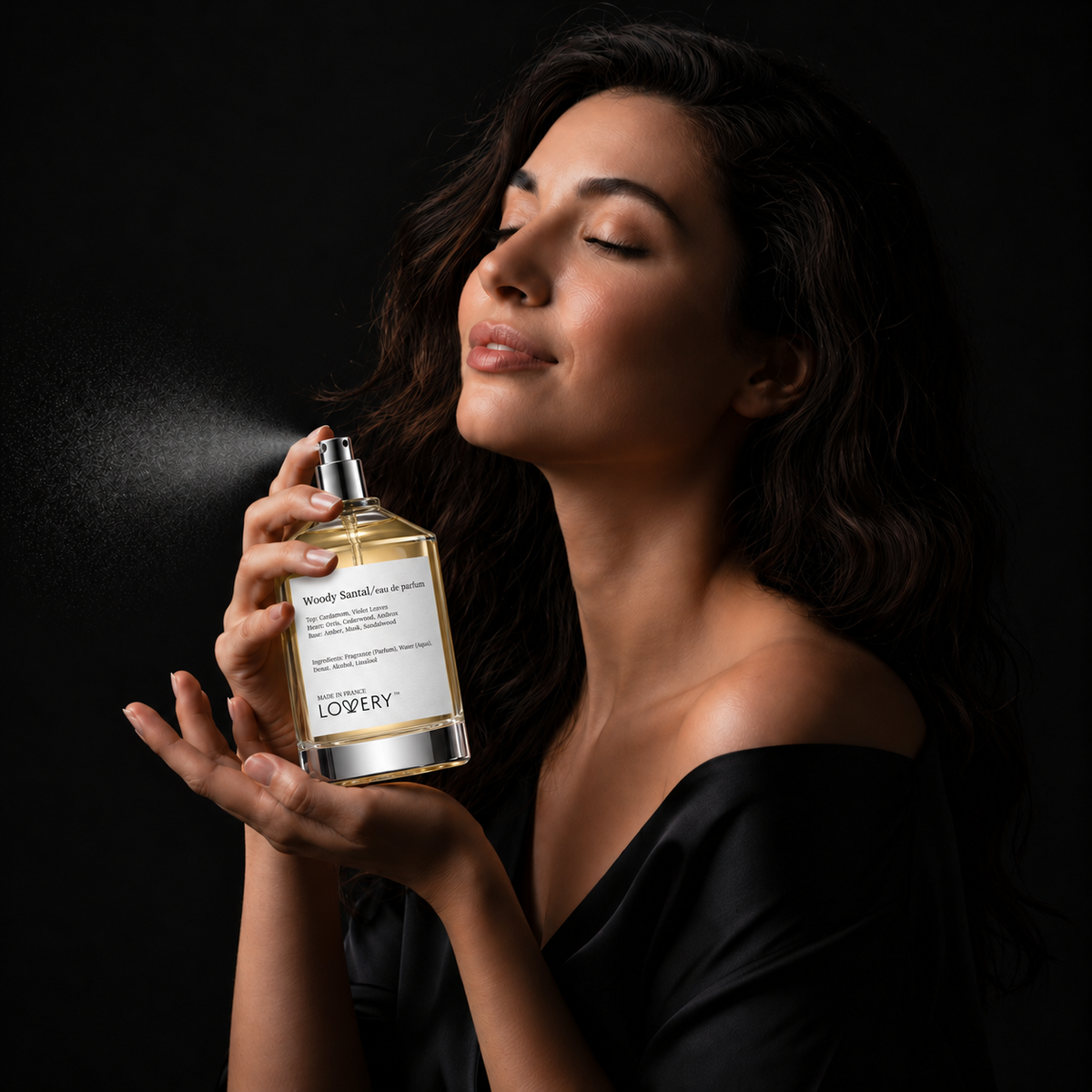 LoveryPlus Woody Santal Eau de Parfum 3pc. Fragrance Gift Set - Inspired by Le Labo Santal 33, 3.4 fl oz Perfume Spray