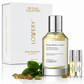 LoveryPlus Woody Santal Eau de Parfum 3pc. Fragrance Gift Set - Inspired by Le Labo Santal 33, 3.4 fl oz Perfume Spray
