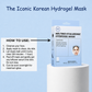 Korean Beauty Skincare Melting Hyaluronic Hydrogel Face Mask Set, K Beauty Glass Skin Advanced Hydrating Skin Care - 5pcs