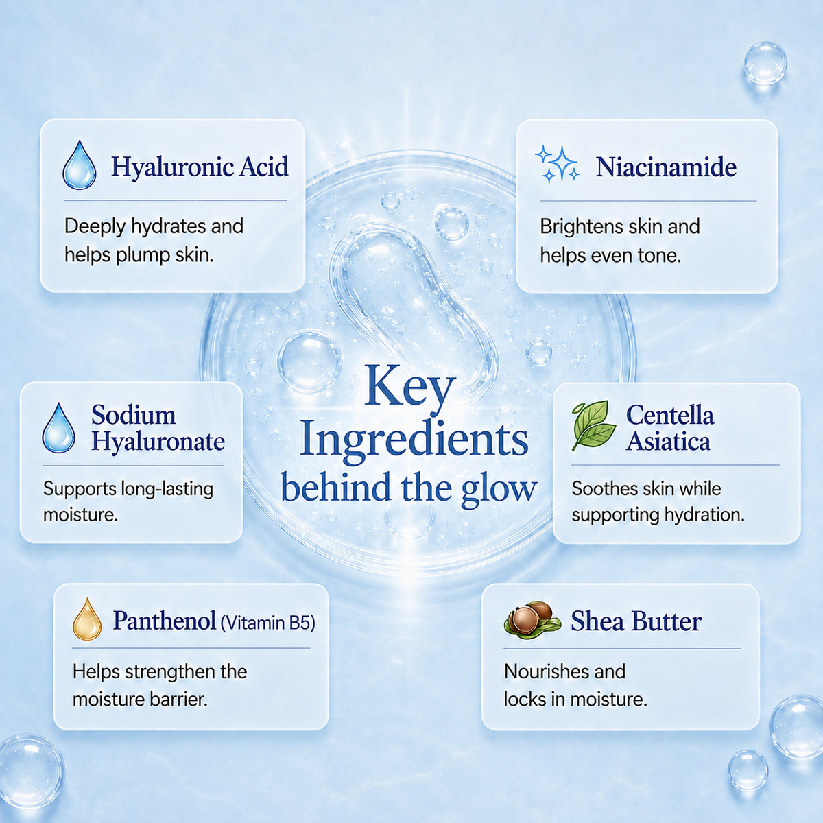 Korean Beauty Skincare Melting Hyaluronic Hydrogel Face Mask Set, K Beauty Glass Skin Advanced Hydrating Skin Care - 5pcs